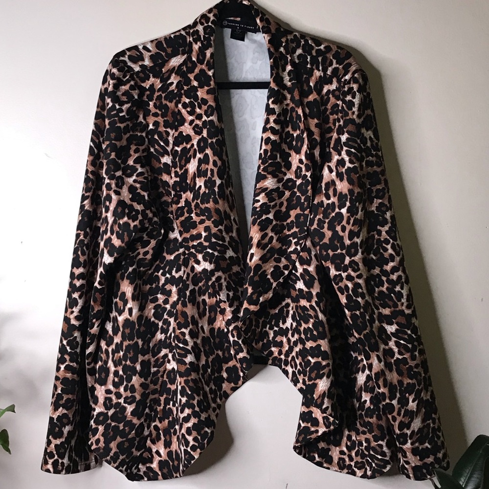 Leopard Blazer